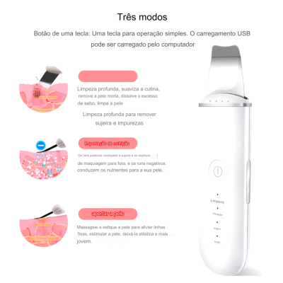 Espátula de Peeling Ultrassónico