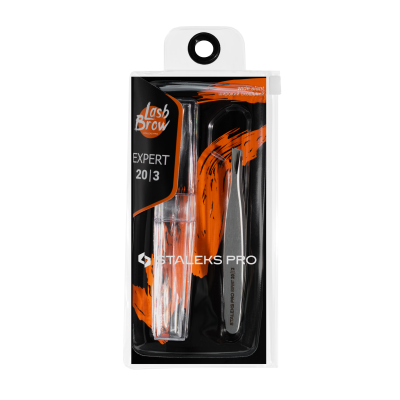 Pinça Sobrancelha Obliqua Staleks Expert 20