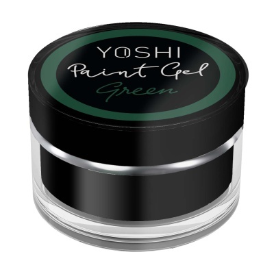 Frasco pequeno de gel para pintura YOSHI Paint Gel Green preto