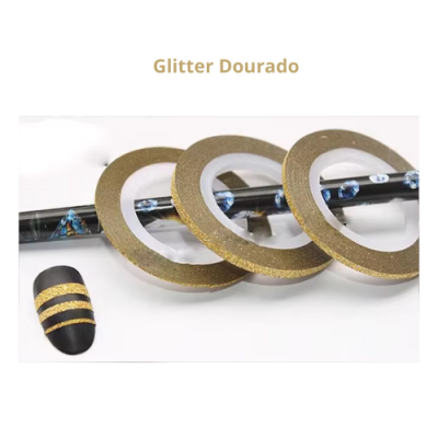 Fita Foil Glitter - Pack 3 unidades