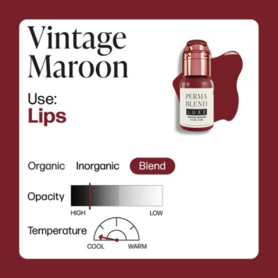 Pigmento Labial Perma Blend Luxe 15ml - Vintage Maroon