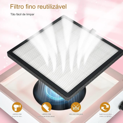 Aspirador Pó de Unhas 60W