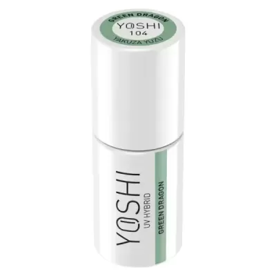 Frasco branco de verniz UV Hybrid YOSHI Green Dragon