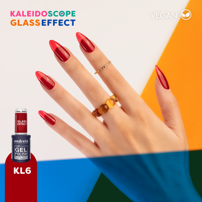 Andreia The Gel Polish - Kaleidoscope Glass Effect Collection Andreia The Gel Polish - Kaleidoscope Glass Effect Collection