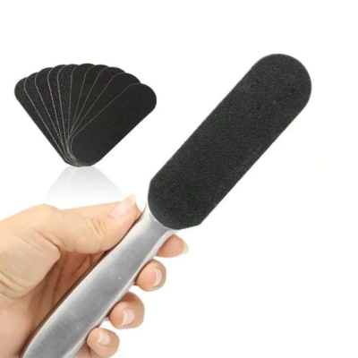 Lima Pedicure Inox + 10 Recargas