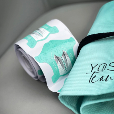 Yoshi - Moldes Extensão De Unhas Turquesa - 100 und