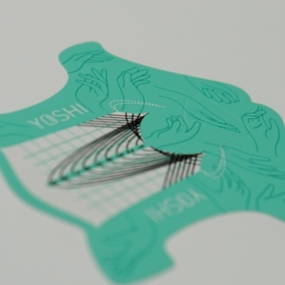 Yoshi - Moldes Extensão De Unhas Turquesa - 100 und Yoshi - Moldes Extensão De Unhas Turquesa - 100 und