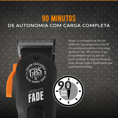 GA.MA- Máquina de Corte GBS Absolut Fade Cordless