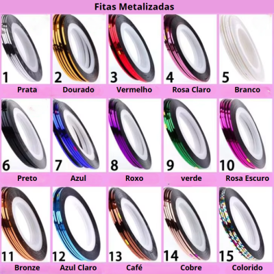 Fita Foil 1mm - Metalizadas