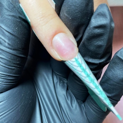 Yoshi - Moldes Extensão De Unhas Turquesa - 100 und Yoshi - Moldes Extensão De Unhas Turquesa - 100 und