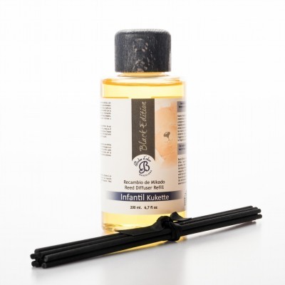 Recarga Mikado Black Edition, Infantil Kukette - 200ml