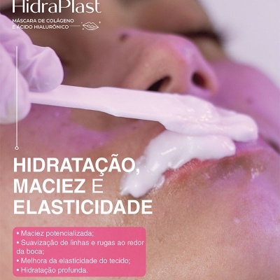 Bel Col- HidraPlast Lips Máscara de Colágeno e Ácido Hialurônico
