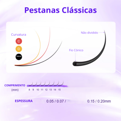 Pestanas Volume Russo 0.07 - C