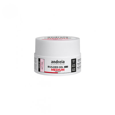 Andreia Builder Gel Medium Viscosity Soft Pink 22Gr