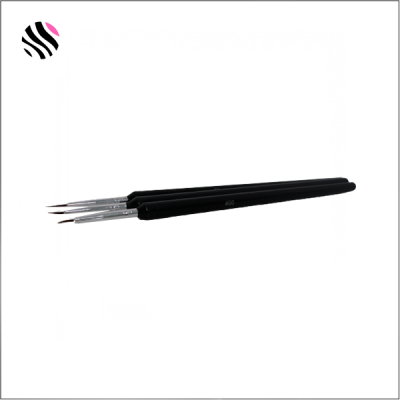 Cjt. 3 Pincéis Nail-Art Finos