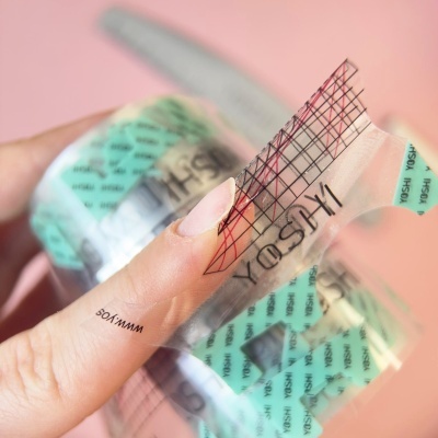 Yoshi - Moldes Extensão De Unhas Transparente - 100 Und