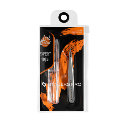 Pinça de Sobrancelha Ponta Fina Staleks Expert 10 Type 5