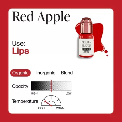 Pigmento Perma Blend Luxe PMU Labial Red Apple