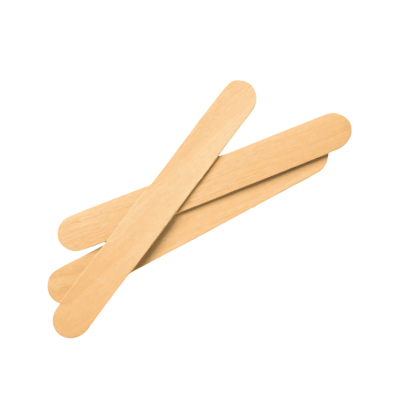 Espátulas de Madeira Larga 15x1,8cm 100 und