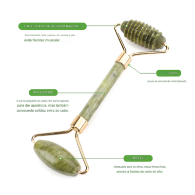 Kit de Massagem Facial Jade