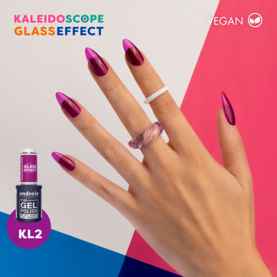 Andreia The Gel Polish - Kaleidoscope Glass Effect Collection Andreia The Gel Polish - Kaleidoscope Glass Effect Collection