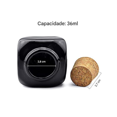 Pote de Porcelana para Líquido Acrílico c/ Tampa