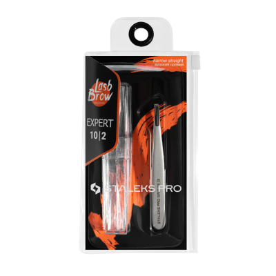 Pinça Sobrancelha Reta Staleks Expert 10 Type 2