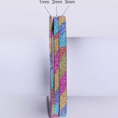 Fita Foil Glitter - Pack 3 unidades