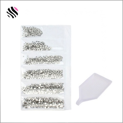 Nail art - Kit Brilhantes + Acessório