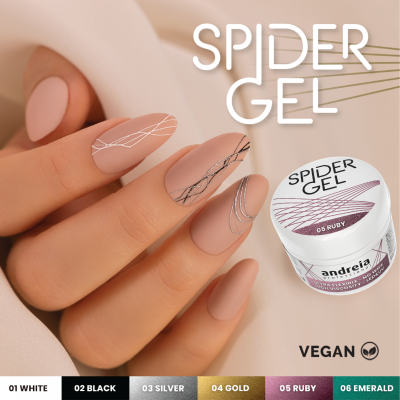 Andreia - Spider Gel Nº 5 Ruby