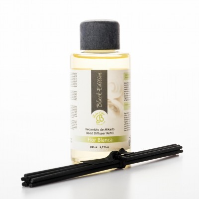 Recarga Mikado Black Edition, Flor Branca - 200ml