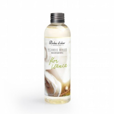 Recarga Mikado Difusor Perfume + Rattan, Flor Branca - 200ml