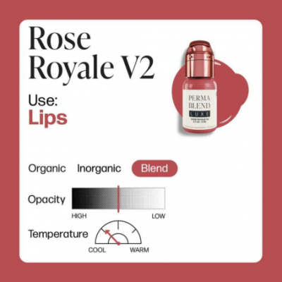 Pigmento Perma Blend Luxe PMU Labial Rose Royale V2