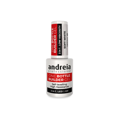 Andreia One Bottle Builder Gel - Soft White