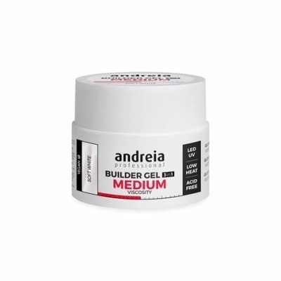 Andreia Builder Gel Medium Viscosity Soft White 44Gr