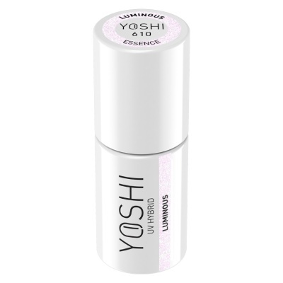 Frasco branco de cosmético YOSHI UV HYBRID LUMINOUS