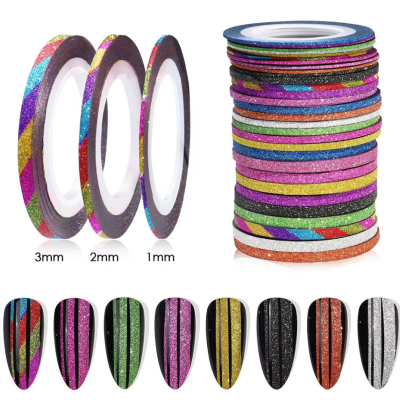 Fita Foil Glitter - Pack 3 unidades