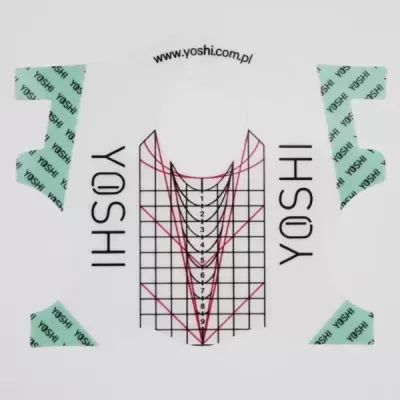 Yoshi - Moldes Extensão De Unhas Transparente - 400 Und