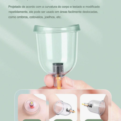 Kit Ventosaterapia 24 Ventosas + Maleta