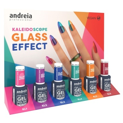 Andreia The Gel Polish - Kaleidoscope Glass Effect Collection Andreia The Gel Polish - Kaleidoscope Glass Effect Collection