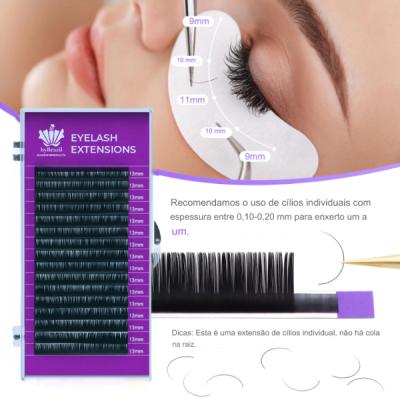 Pestanas Clássicas 0.15 - D