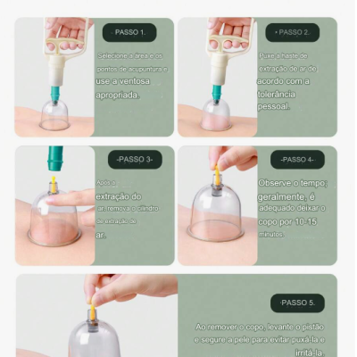 Kit Ventosaterapia 24 Ventosas + Maleta