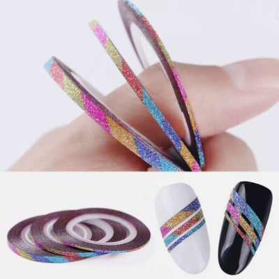 Fita Foil Glitter - Pack 3 unidades