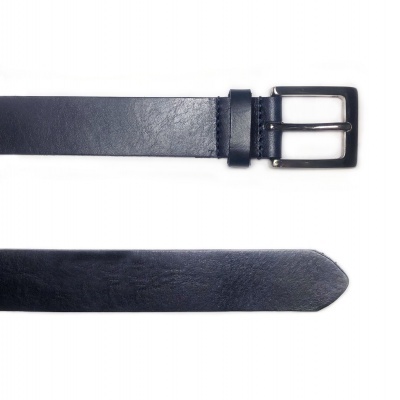 CINTO DE COURO AZUL 35MM HOMEM