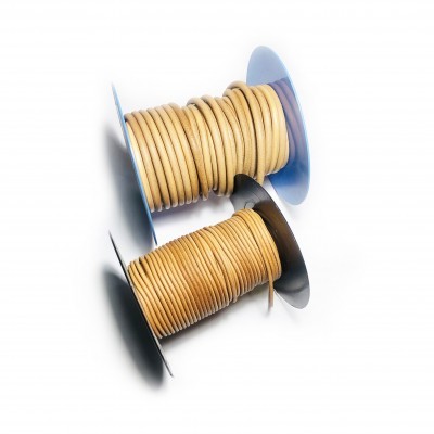 CORDÃO DE COURO 3MM/6MM