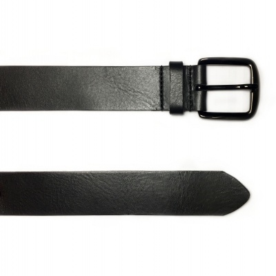 CINTO DE COURO PRETO 40MM HOMEM