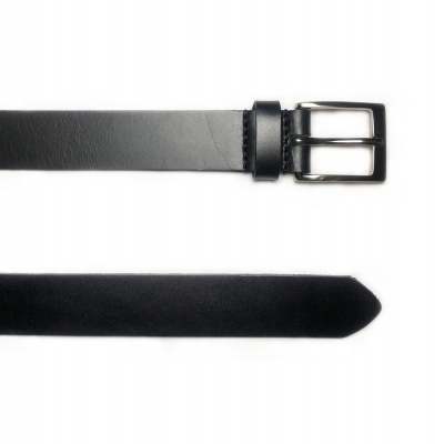 CINTO DE COURO PRETO 30MM HOMEM