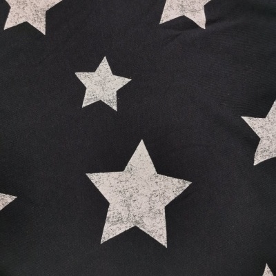 Felpa Americana algodão MARINHO ESTRELAS BRANCAS