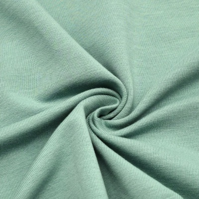 Felpa Italiana s/carda c/elastano MENTA