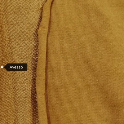 Felpa Italiana algodão c/elastano CAQUI